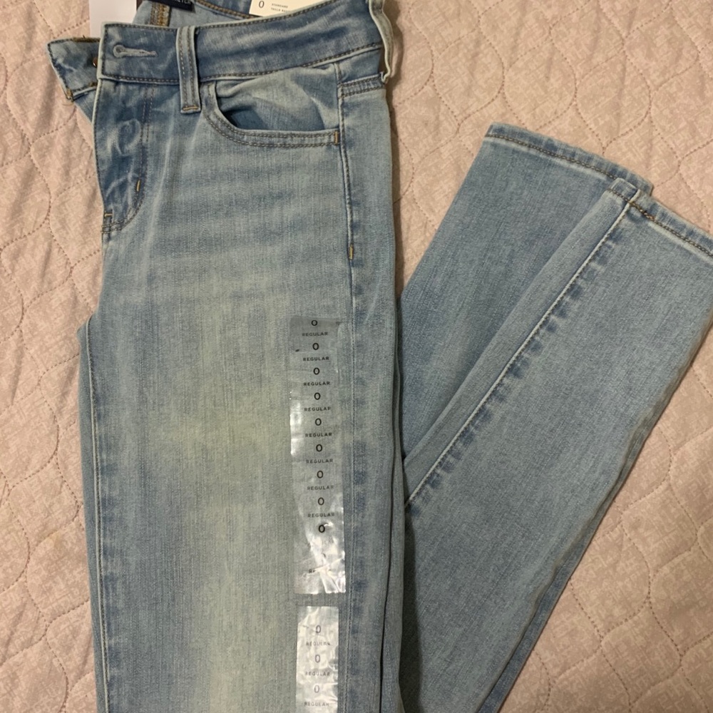 Light wash jeans